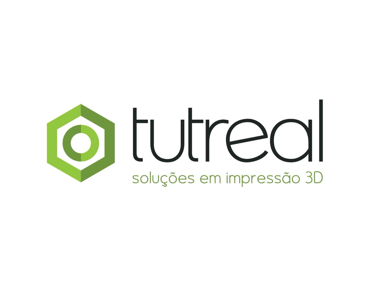 Logotipo Tutreal — soluções em impressão 3D